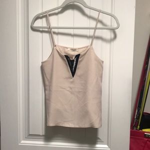 Silk camisole tank top